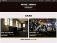 Tablet Screenshot of invisiblethreads.com